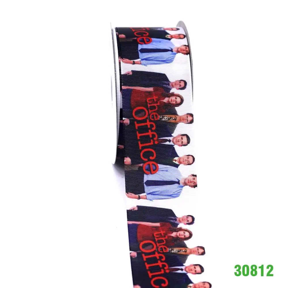 30812 50 ярдов мультфильм напечатанный grosgrain ленты 30873 - Цвет: 30812