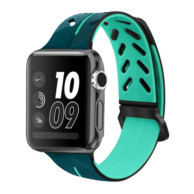LAZYODDsport силиконовой лентой для apple watch 42mm ремень 38 мм браслет силикагель ремешок