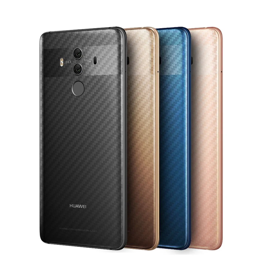 2 упаковки 3D защитная задняя пленка из углеродного волокна для Huawei Mate 10 lite Pro (не