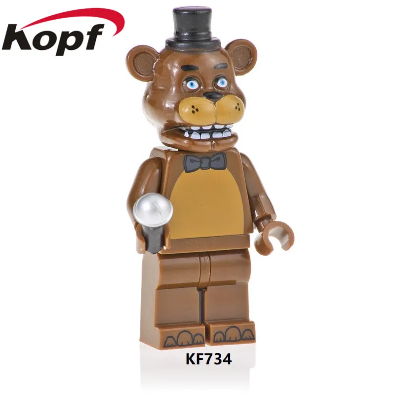 KF734 20 шт мультфильм Пять ночей у Фредди баллонбой Фокси Золотой Фредди строительные блоки фигурки подарок игрушки для детей