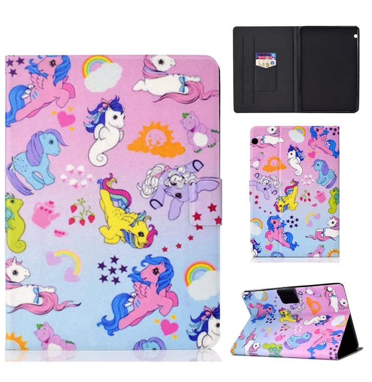 Чехол для планшета Coque huawei MediaPad T3 10 9,6 чехол Единорог кожаный чехол с откидной крышкой для ETUI huawei MediaPad T3 10 9,6 Чехол-книжка