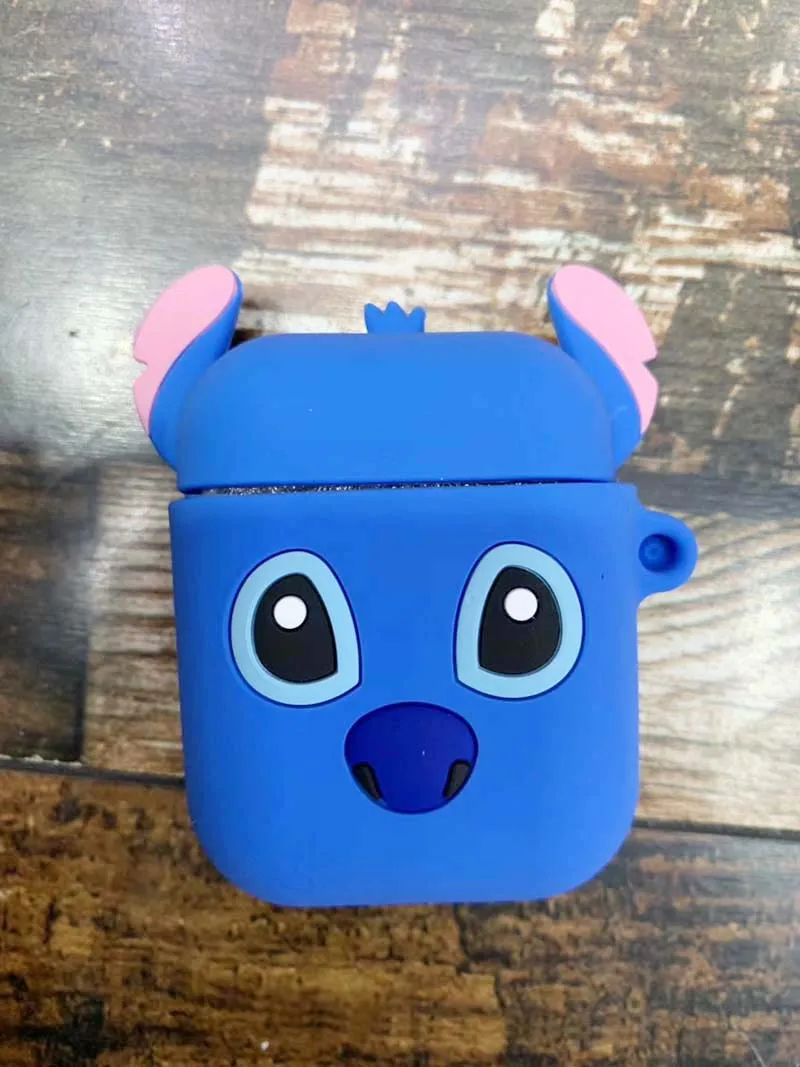 8 Чехол с мультяшным рисунком для airpods 1 2, беспроводной, Bluetooth, для зарядки телефона, airpod, чехол с карабином, мягкий силиконовый чехол для air pods - Цвет: 8