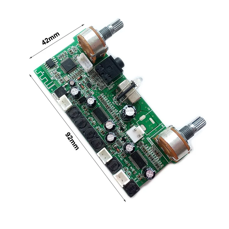 Плата стереоусилителя звука беспроводной Bluetooth-приемник aux-усилитель 2 1 каналов