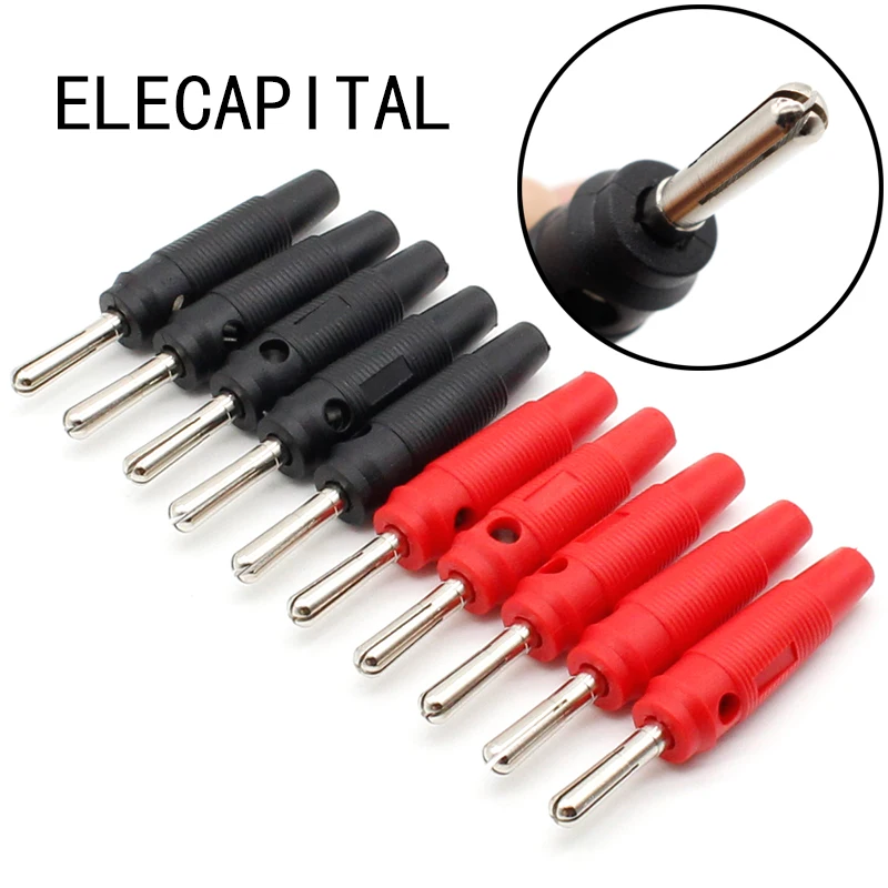 10 шт. 4 мм разъем типа банан с высоким током изолированный кожух Штабелируемый