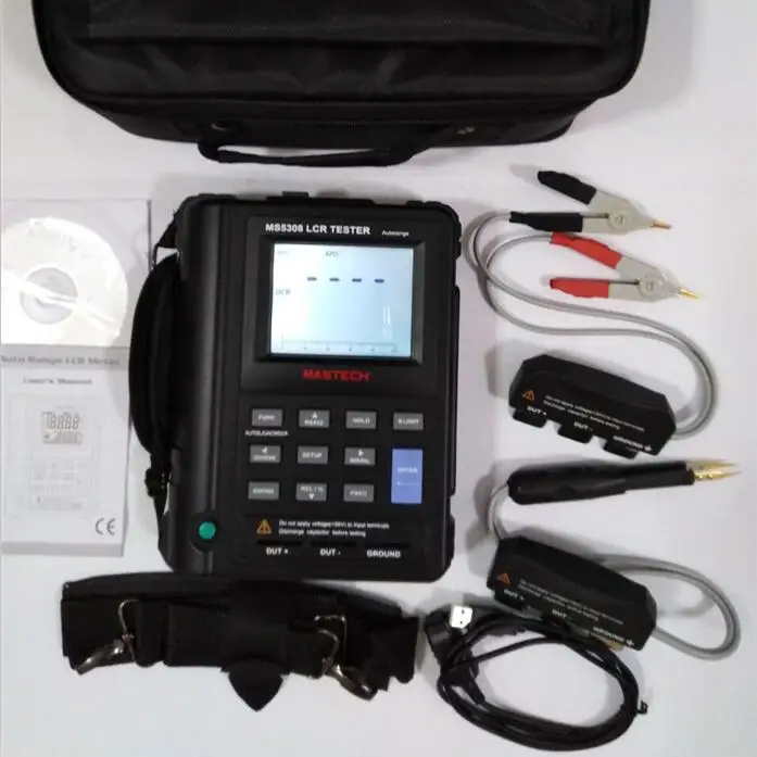 Портативный Измеритель LCR Mastech MS5308 с автоматическим диапазоном высокая