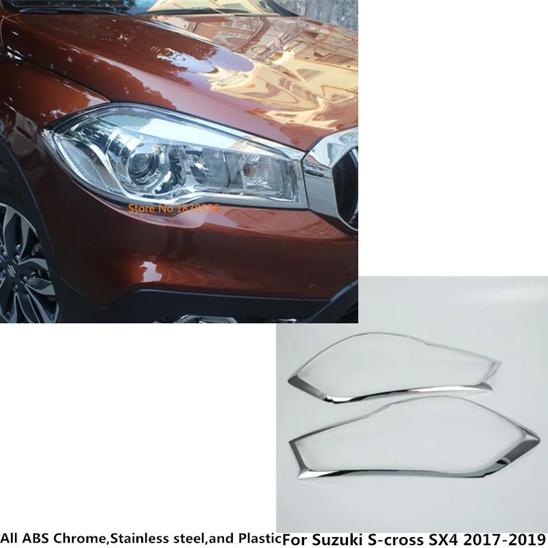 Для Suzuki S Cross Scross SX4 2017 2018 2019 автомобильный Стайлинг передняя фара светильник рамка