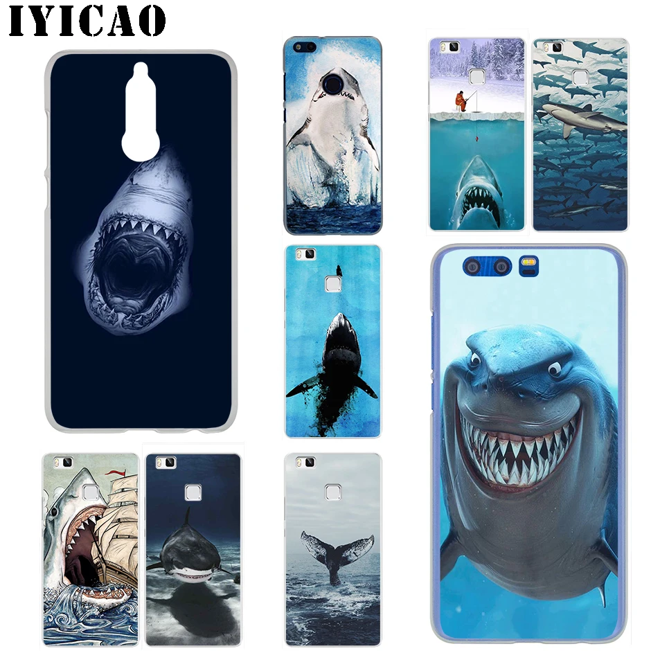 Чехол для телефона IYICAO Animal hockey shark Huawei Mate 20 10 30 Lite Pro Y9 2019 Y7 Y6 Prime 2018