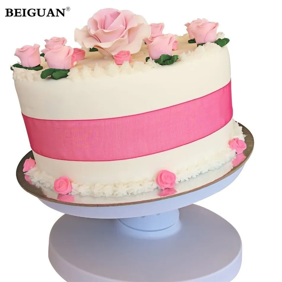 Вращающаяся подставка наклонная Регулируемая вращающаяся для торта украшения