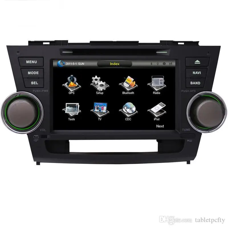 8 &quotАвтомобильный dvd плеер с GPS (opt) аудио Радио стерео BT/TV автомобильный