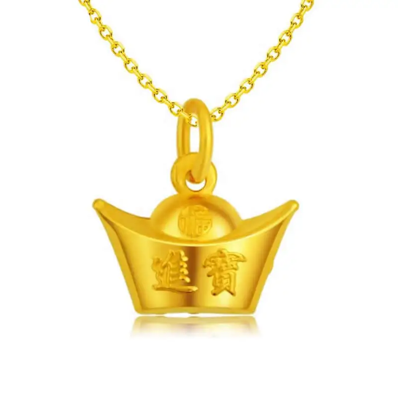 Новая чистая 24К желтая Золотая подвеска из золотых монет/Модная Lucky money 1g|f pendant|coin