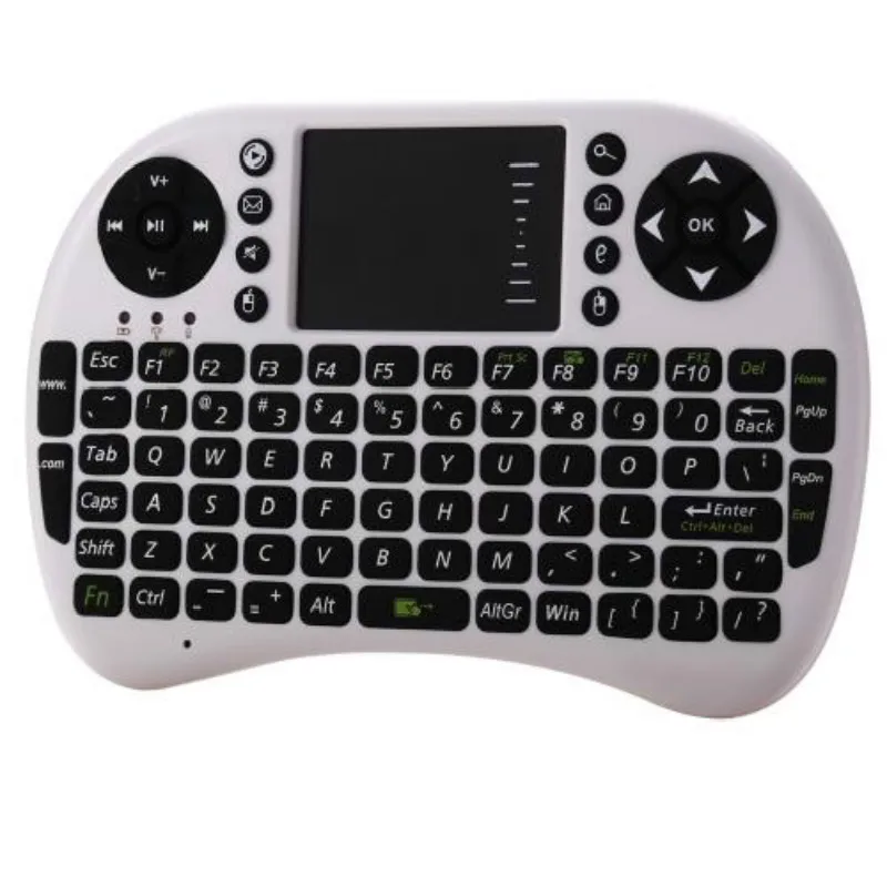2 4 GHz Беспроводная QWERTY английская клавиатура профессиональное устройство ввода |