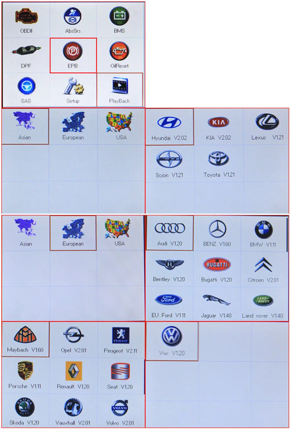 Autel maxichek Pro Диагностический Авто диагностический инструмент OBD2 сканер EPB масляный сервис ABS SRS BMS escaner automotriz профессиональный