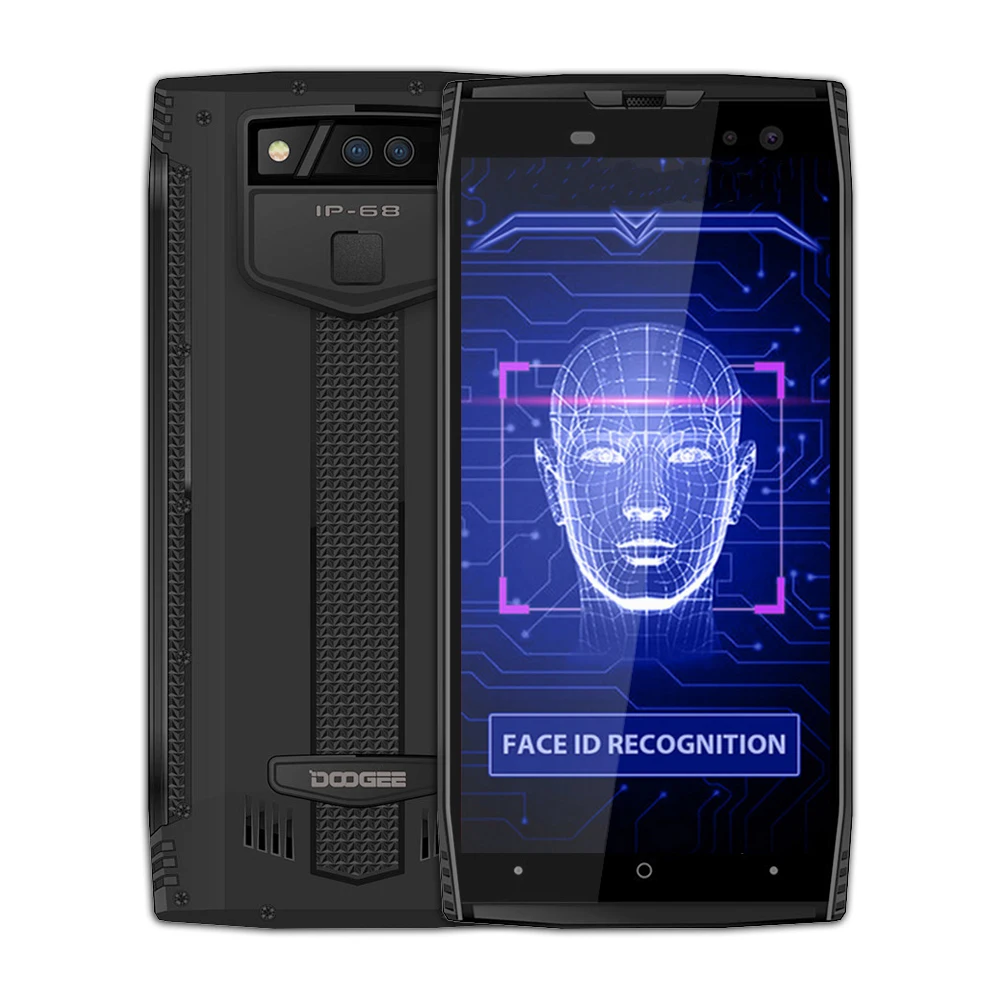 DOOGEE S50 IP68 Водонепроницаемый 5 7 дюйма MTK6763T 2 GHz Octa Core 6 GB 64 Quad камер 16.0MP смартфон 5180 mAh