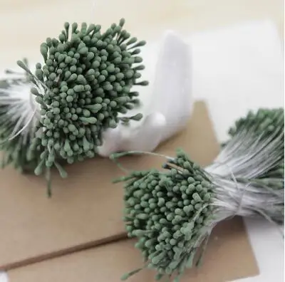 7 400 шт 2 мм матовый мини цветок Stamen Pistil Искусственные цветы аксессуары DIY свадебный торт Топ Скрапбукинг Украшение для открыток - Цвет: 7