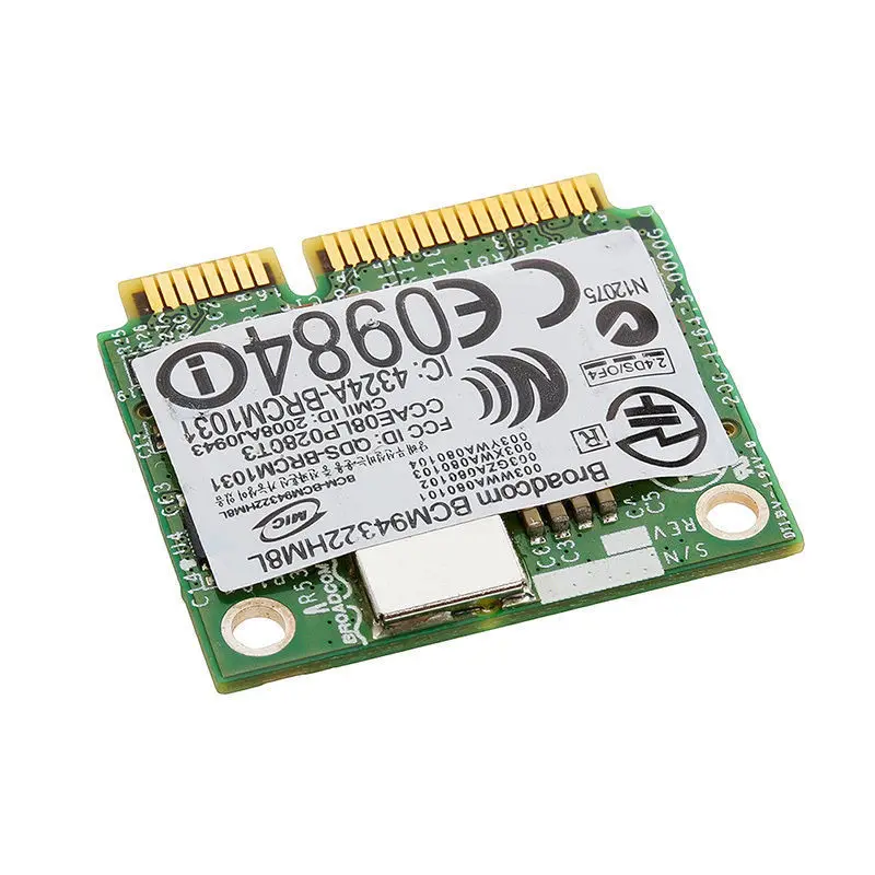

Mini PCI-E BCM94322HM8L DW1510 Dual Band 300M Wireless Card For DELL E5500 E4200