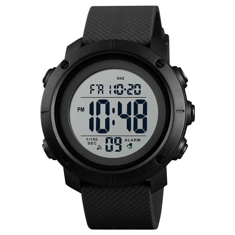 Black Whire Time Secret часы мужские водонепроницаемые спортивные студенческие цифровые наручные часы Молодежные светящиеся многофункциональные тактические часы - Цвет: Black Whire
