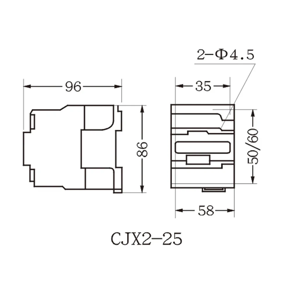Контактор CJX2 2510 25A switch LC1 AC напряжение контактора 380V 220V 110V с плавающим