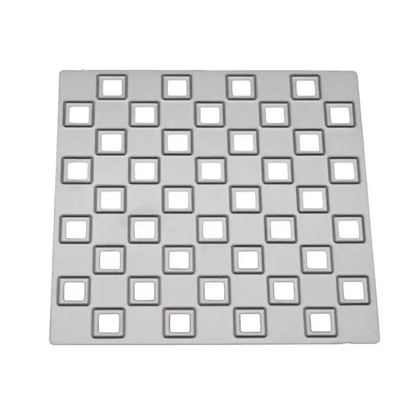 Silver Квадратная рамка металлические режущие штампы трафареты для поделок скрапбукинга тиснение бумажные карточки высечки фотоальбом для рукоделия - Цвет: Silver