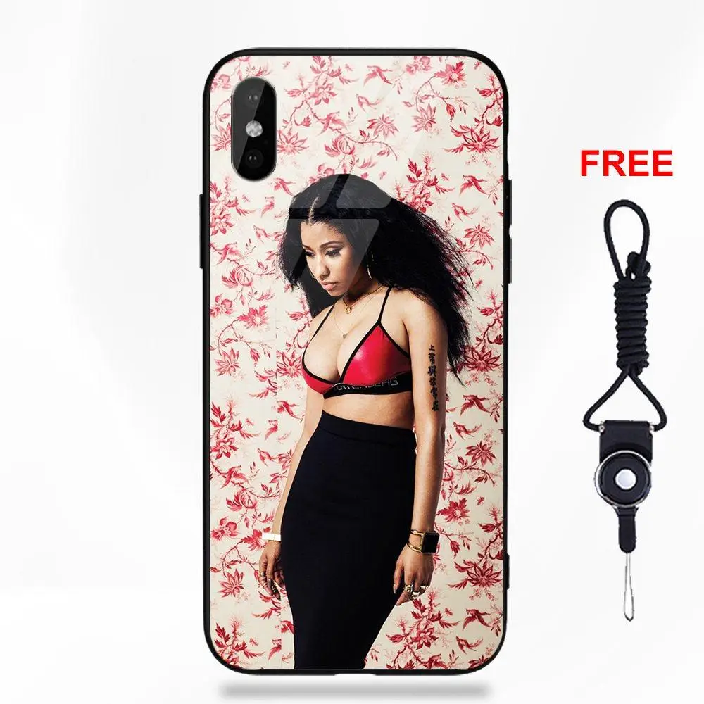 Vvcqod Nicki Minaj хип хоп для Apple iPhone 5 5C 5S SE 6 S 7 8 Plus X XS Max XR Мягкие TPU оправа закаленное