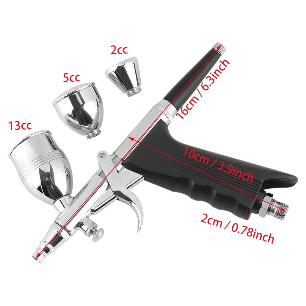 Pro Dual Action 3 Airbrush Air Kit Craft практичный Краскораспылитель электроинструменты