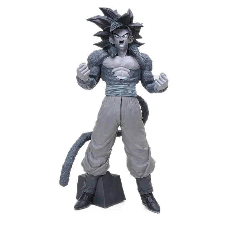 32cm black goku saiy Мастер звезды кусок 23-34 см манга размеры Dragon Ball Z Вегета Сон Гоку сон Гохан ПВХ фигурка MSP модель куклы бриквидс - Цвет: 32cm black goku saiy