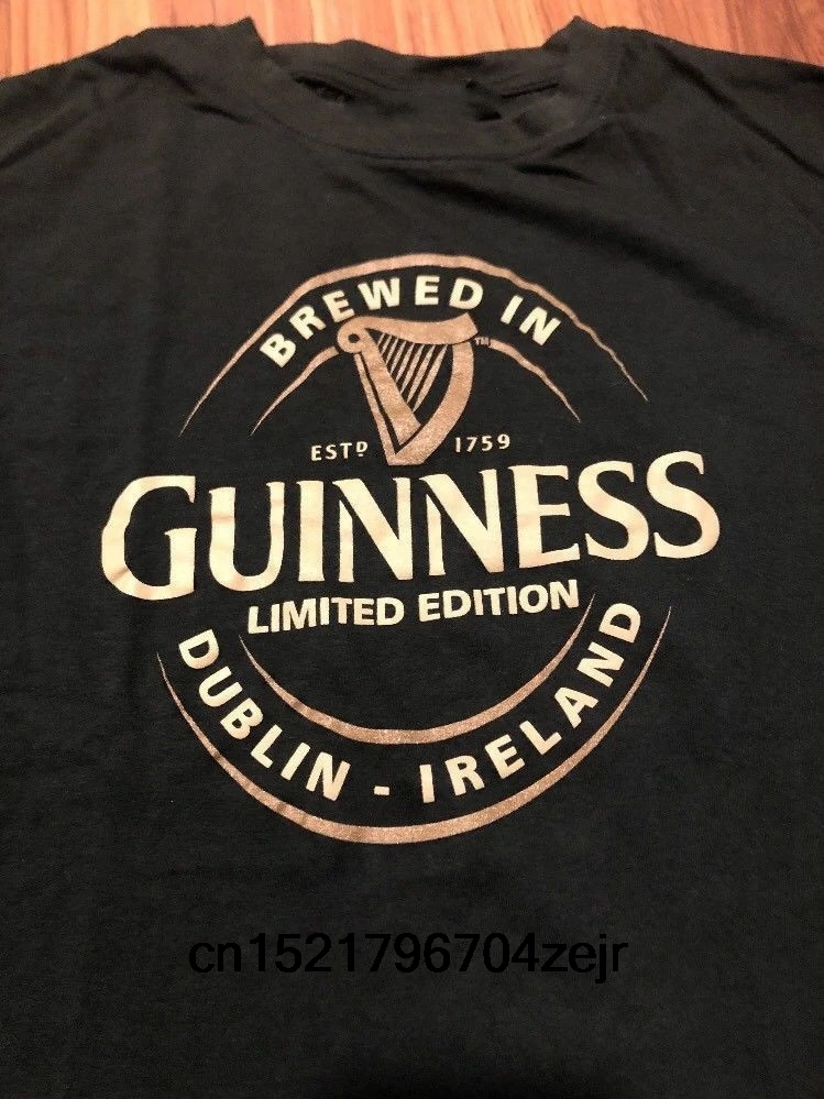 Мужская футболка Guinness limited edition лицензионный для взрослых Большая пивная 1759 Ireland