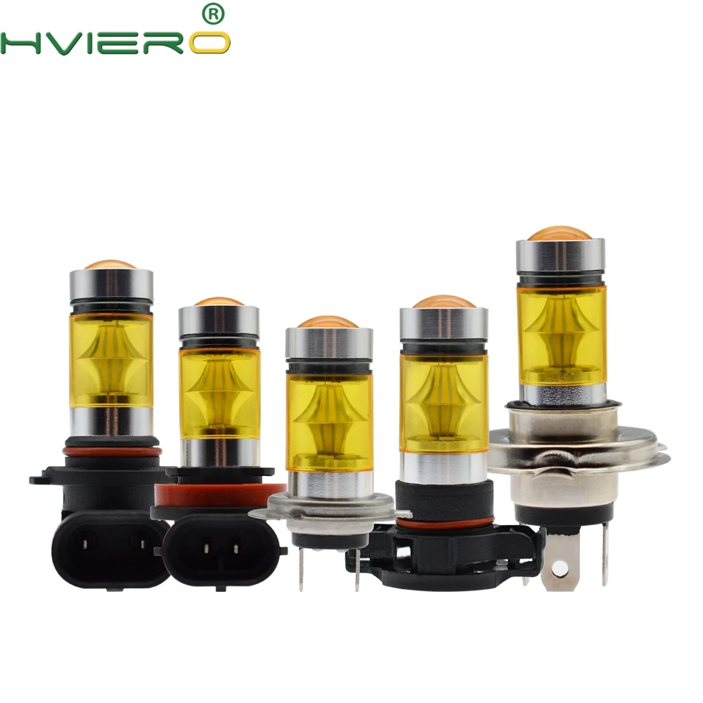 H1 1156 1157 H8 9006 H16 100 Вт 20SMD авто Led 4300K 6000K задний светильник, сигнал поворота, противотуманный светильник, светодиодная лампа с пламенем