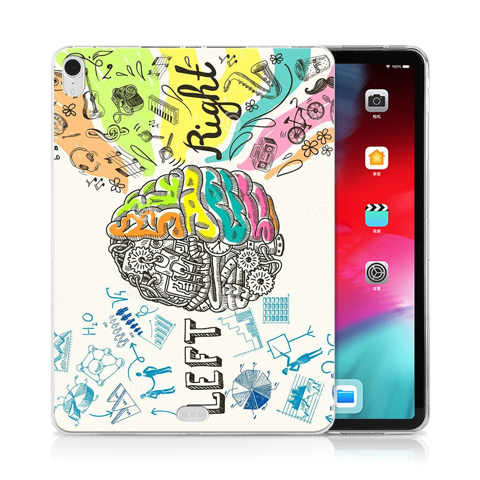 IP16 MTT Мягкий силиконовый чехол ТПУ для iPad Pro 12,9 дюйма тонкий прозрачный чехол-накладка планшет для надписей чехол A1895 A1983 A1876 A2014 - Цвет: IP16