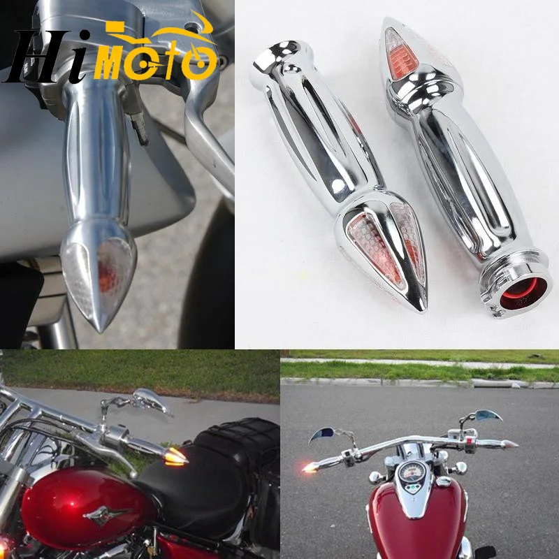 1 &quot25 мм руль для мотоцикла светодиодный указатель поворота торцевые ручки Harley