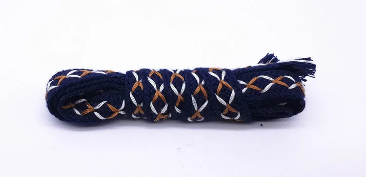 5/8 &quot10 мм темно синий вязаный хлопковый веревочный корсаж ленты DIY ручной работы