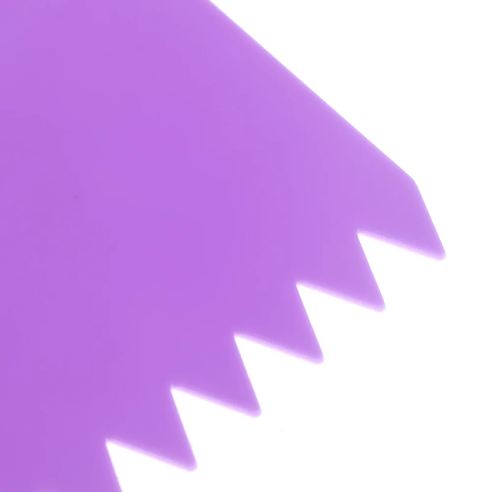 

3Pcs/set Plastic Dough Knife Icing Fondant Scraper Jagged Edge Plain Smooth Cake Paddle Cake Spatulas Baking Pastry Tools