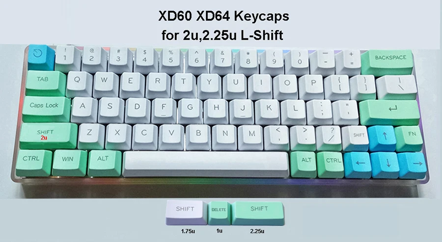 NPKC PBT колпачки для XD60 XD64 DZ60 GK64 подходят с Cherry MX переключатели механических клавиатуры