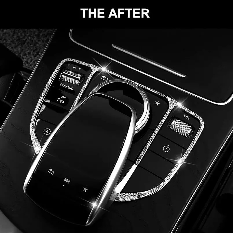 For Mercedes-Benz Rhinestone Diamond Central Control System Decorate Frame Trim | Автомобили и мотоциклы