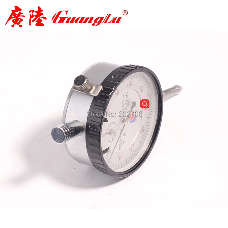 GUANGLU индикатор циферблата 0 10 мм 01 ударопрочный тестовый датчик с наконечником