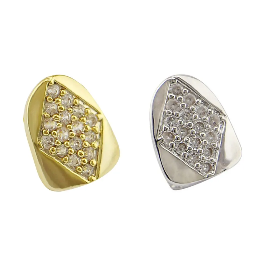 Новинка 1 шт. хип хоп зубы гальванизированная медь праздничное украшения для