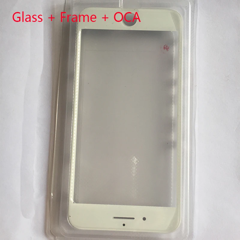 10 шт./лот AAA + Холодный пресс 3 в 1 переднее стекло для экрана с рамкой OCA iphone 7 7g plus 6 6s