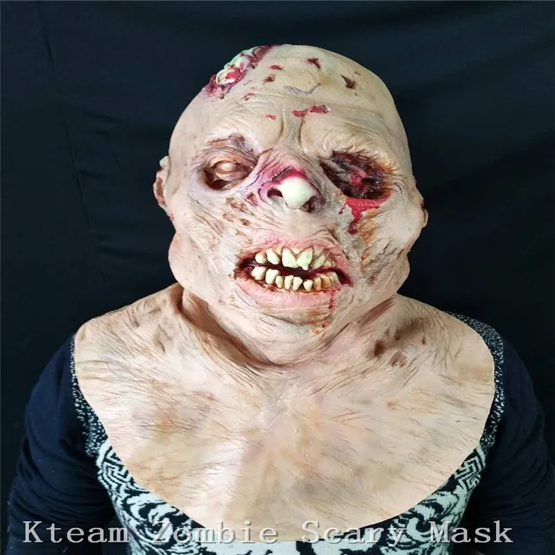 2017 Высший сорт латексная Хэллоуин пугающая маска фильм полная голова ужас костюм