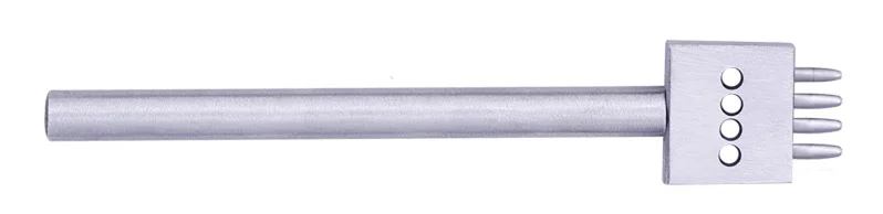 6MM 4 teeth 4/5/6/8 мм кожаный интервал отверстие инструмент Craft 1 мм отверстие Диаметр удар инструменты Круглый ряд Перфоратор Инструмент для бурения по 2/4/6 зубец отверстие - Цвет: 6MM 4 teeth