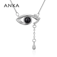 anka memory of love eye pendant necklace with aaa cubic zirconia projection necklace for love gift womens jewelry 133426