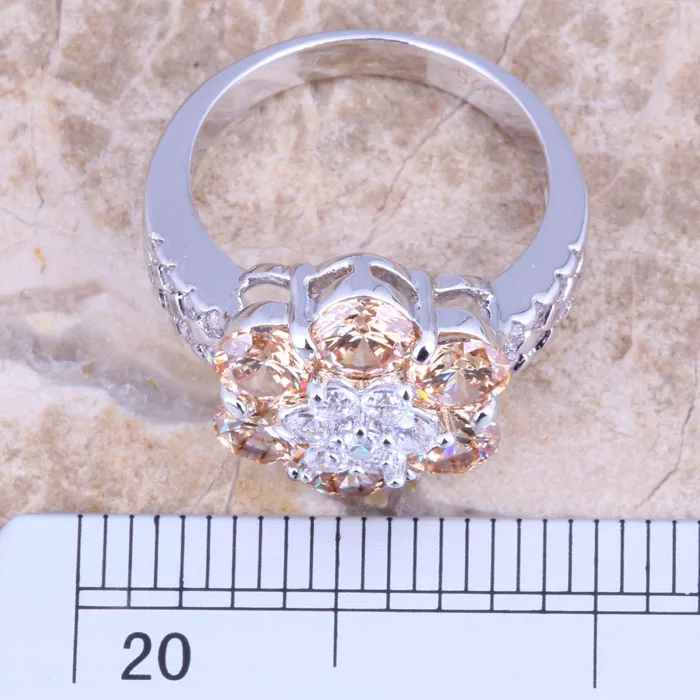 Женское кольцо с серебряным покрытием 6 / 7 8 9 R1407 | Украшения и аксессуары