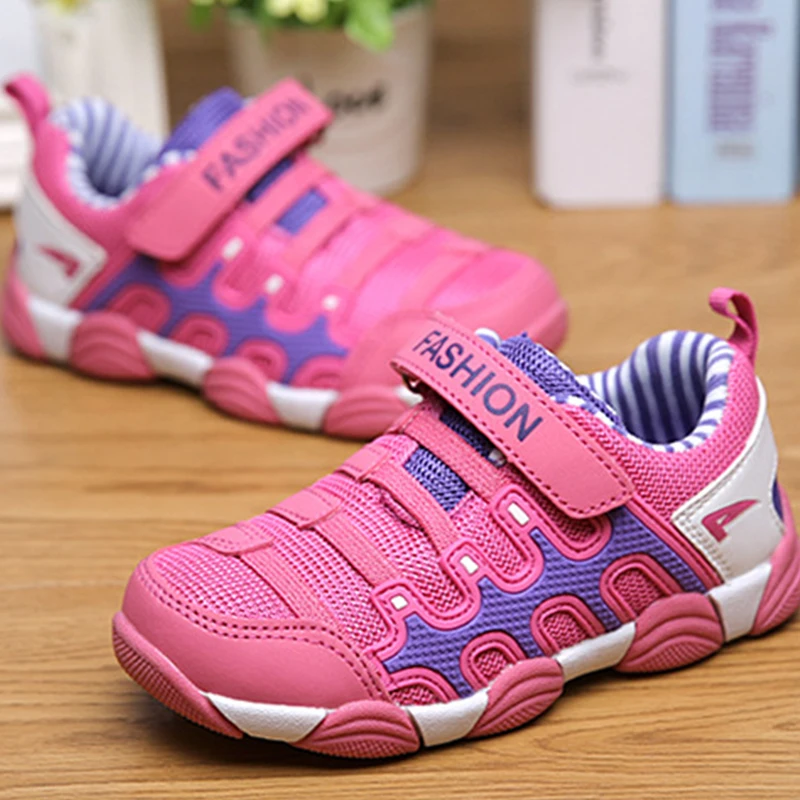 New Children Shoes Boys Sneakers Girls Sport Child leisure Trainers Casual Breathable Mesh Patchwork Kids Running | Детская одежда и