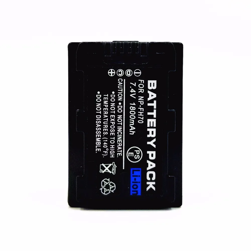 Аккумулятор WHCYonline для камеры SONY 1800 мА · ч NP FH70 NPFH70 HDR CX12E CX7E SR10E SR11E SR12E|np fh70|camera