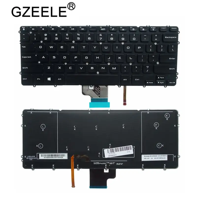 Новая английская раскладка клавиатуры для Dell Precision M3800 XPS15 XPS 15-9530 15 9530 подсветка US 0HYYWM - изображение