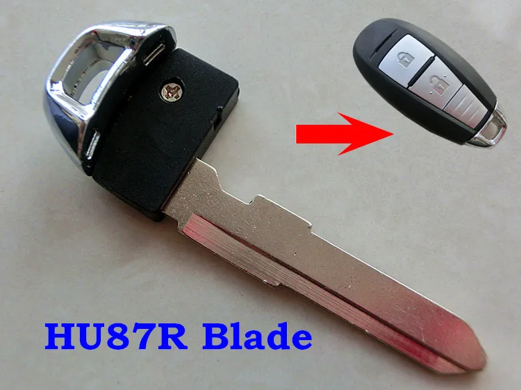 RMLKS Интеллектуальный Аварийный ключ HU87R Blade для Suzuki Kizashi Swift SX4 2010 2011 2012 полотно