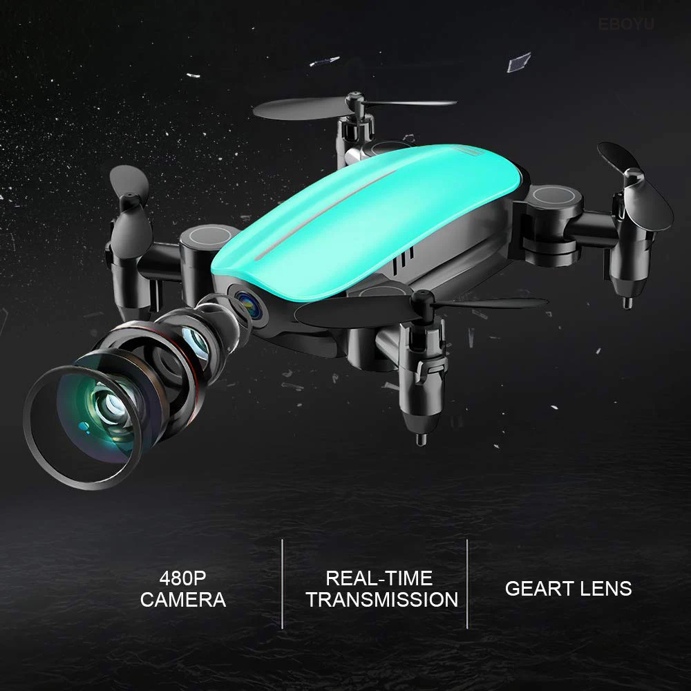 Квадрокоптер EBOYU RS535 Радиоуправляемый Дрон с камерой 480 P фотографии жестов Wi-Fi FPV |