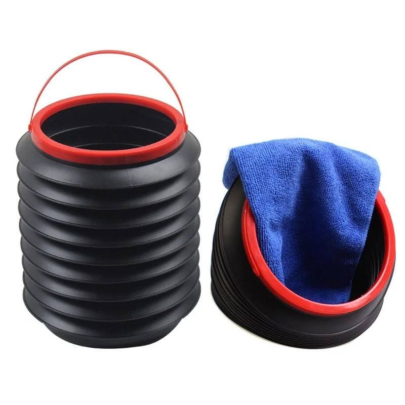 Складное ведро 4 л для отдыха на природе походов мытья автомобиля рыбалки