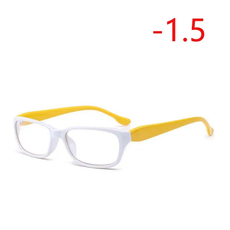 Myopia 150 1,0-1,5-2,0-2,5 до-4,0 литературные студенческие очки для близорукости для унисекс Ретро близорукие очки Квадратные очки - Цвет оправы: Myopia 150