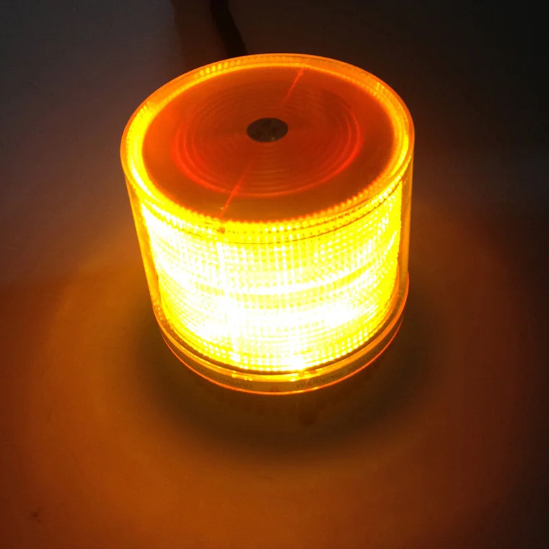 

Светодиодный круглый стробоскоп 12 В 10 Вт, аварисветильник, магнитная сигнальная лампа, Желтый Световой индикатор безопасности