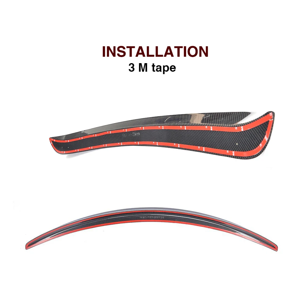 Стикер GLE Class из углеродного волокна для заднего крыша крыла багажника спойлер