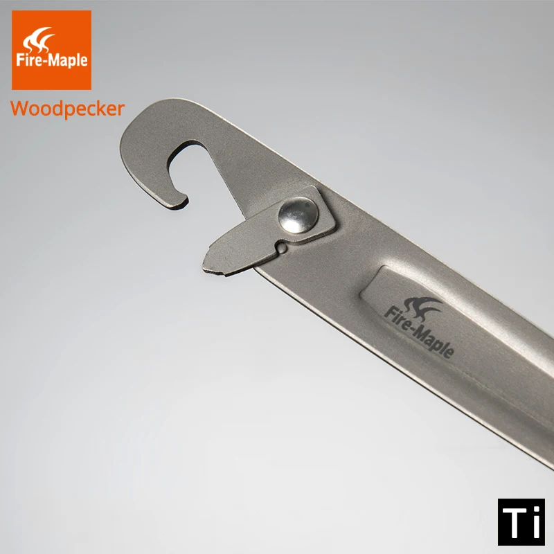 Фото Fire Maple Titanium Spork с многофункциональным ударом, сверхлегкие походные столовые приборы для кемпинга, уличная посуда, награда ISPO Gold Winner №4